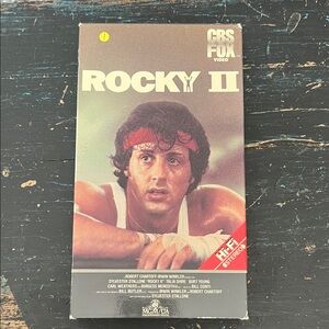Rocky II VHS Movie Sylvester Stallone 1984 CBC/FOX